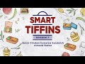 Smart Tiffins | Quick Chicken Coleslaw Sandwich | Almond Butter | Sanjeev Kapoor Khazana