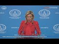 Ukraine Russia War | Russian foreign ministry spokeswoman gives weekly briefing | News9