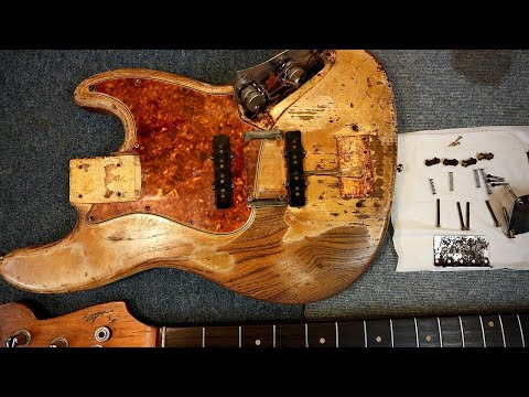 【分解&磨き】fender vintage 1961 jazz bass