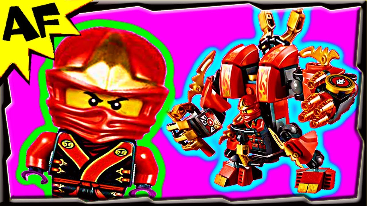 KAI's FIRE MECH 70500 Lego Ninjago Stop Motion Set Review - YouTube