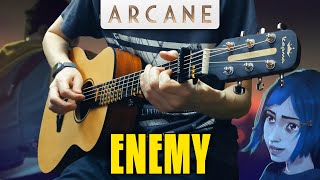Arcane League of Legends. Imagine Dragons - Enemy. Fingerstyle Guitar Cover