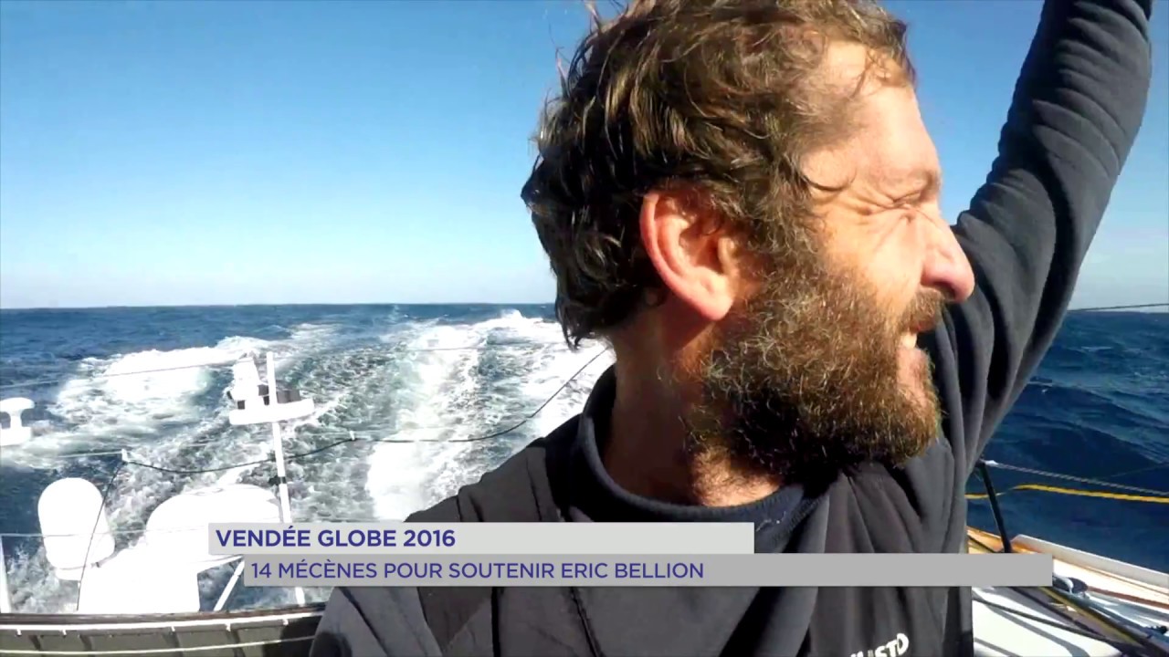 Vendée Globe 2016 : 14 mécènes pour soutenir Eric Bellion