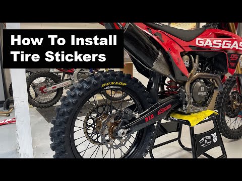 HOW TO Install Dunlop Tire Stickers