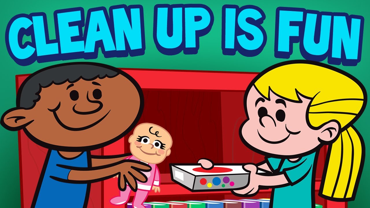 clean-up-is-fun-children-s-cleaning-song-kids-songs-by-the-learning