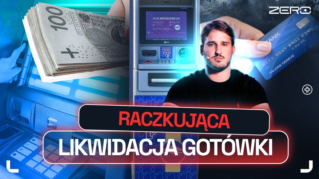 PAPIEROWE PIENIĄDZE ZNIKAJĄ, BANKOMAT TO CORAZ RZADSZY WIDOK. TAK WYGASZANA JEST GOTOWKA