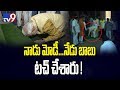 CM Chandrababu touches Parliament  Central hall steps