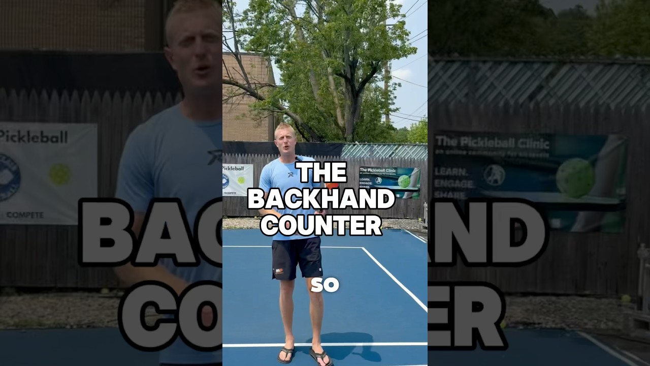 World Top Pickleball Pro, Riley Newman, shares how to get more POWER on your backhand counter 💥