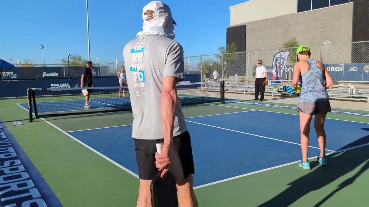 Gold Medal Match: Mixed 5.5 60+ at Nationals 2024 Pickleball