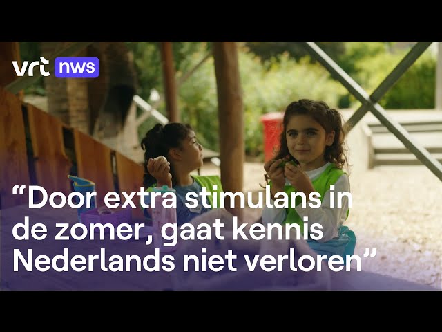 Op bezoek in de zomerschool voor kleuters