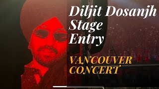 Diljit Dosanjh Entry at Vancouver BC Stadium | Diljit Dosanjh concert at Vancouver BC Canada