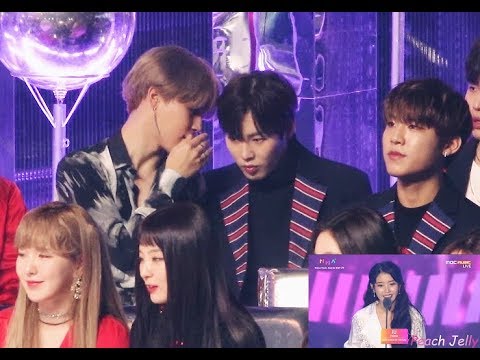 171202 방탄소년단(BTS) 지민(JIMIN) & 워너원(Wanna One) 하성운(HA SUNG WOON) Interaction (14 min.) / 2017 MMA