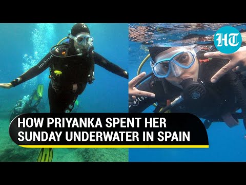 Priyanka Chopra enjoys scuba diving in Spain Priyanka Chopra enjoys scuba diving in Spain