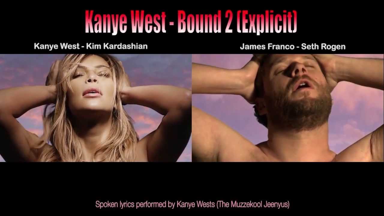 Bound 2 James Franco And Seth Rogen Parody With Lyrics Youtube