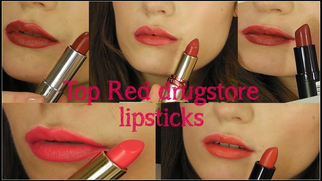 Top Red Drugstore Lipsticks Youtube