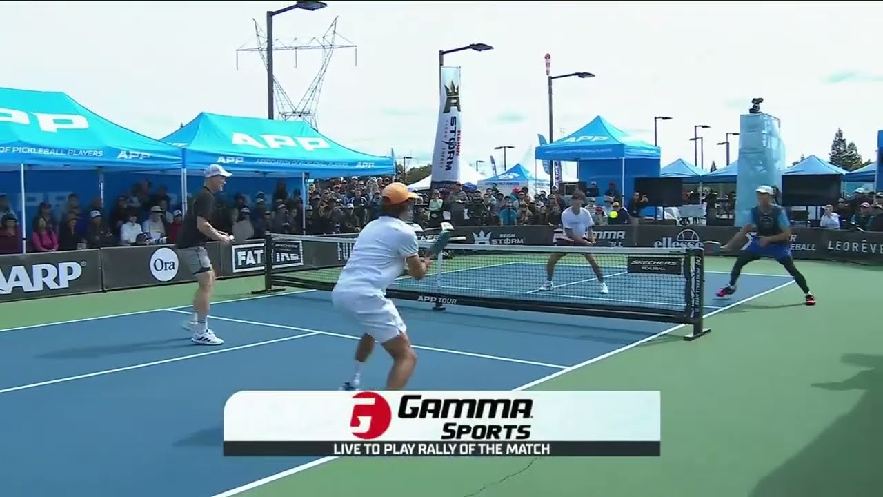 APP Sacramento Open I Men's Doubles I Gamma Live to Play Rally of the Game