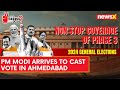 PM Modi Arrives To Cast Vote In Ahmedabad | Gujarat Lok Sabha Elections 2024 | NewsX