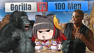 【#Gorillavs100Men】 初見PLAY！ゴリすずがなぎ倒す！  【御神楽すずめ┊#ちゅんちゅんLive】