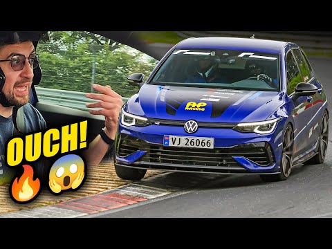 HOT LAP!?Modified VW Golf 8 R Tried to BURN ME! // Nürburgring