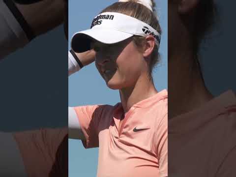 Nelly Korda almost hits her sister 😂