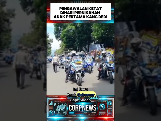 Pengawalan Yang Ketat Untuk Putra KDM#indonesia #politik #beritaterkini #shortvideo #dedimulyadi