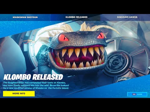 KLOMBO RELEASED From VAULT in Fortnite Update!