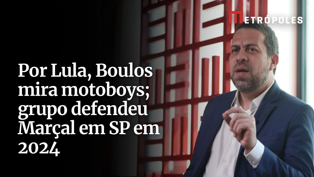 Motoboys: Boulos trabalha para atrair grupo que aderiu a Marçal em SP