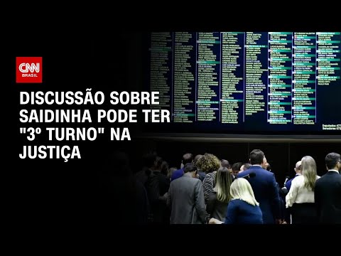 ​Discussão sobre saidinha pode ter “3º turno” na Justiça | CNN NOVO DIA