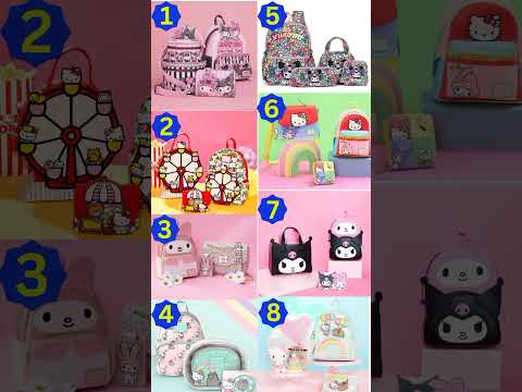 Sanrio Bag Set #wouldyourather #sanrio #quiz #games #cute #bag #backtoschool #fashion #kuromi #fypシ