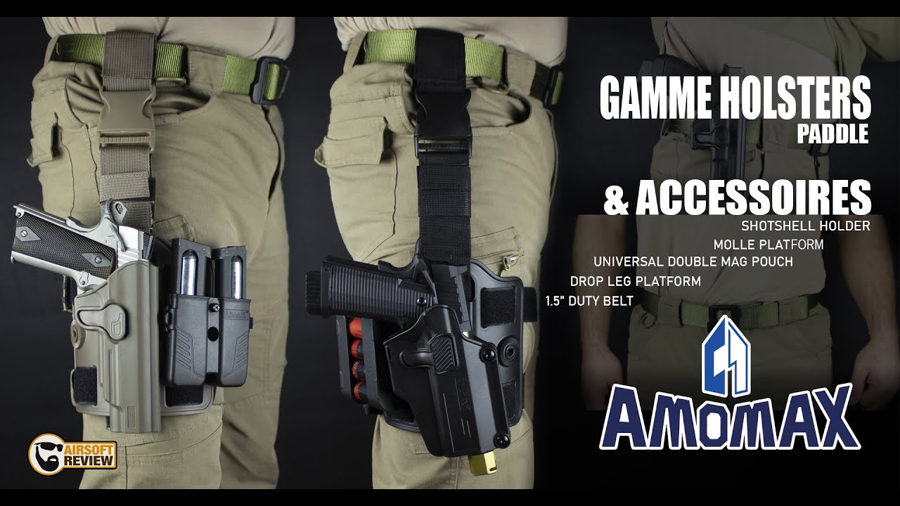 HOLSTERS & ACCESSOIRES / AMOMAX / AIRSOFT REVIEW
