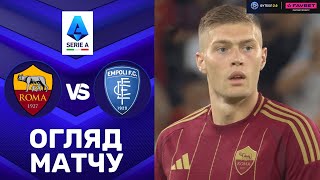 Рома – Емполі. Чемпіонат Італії, 2-й тур / Огляд матчу