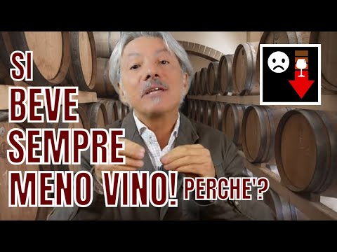 SI BEVE SEMPRE MENO VINO! PERCHE?