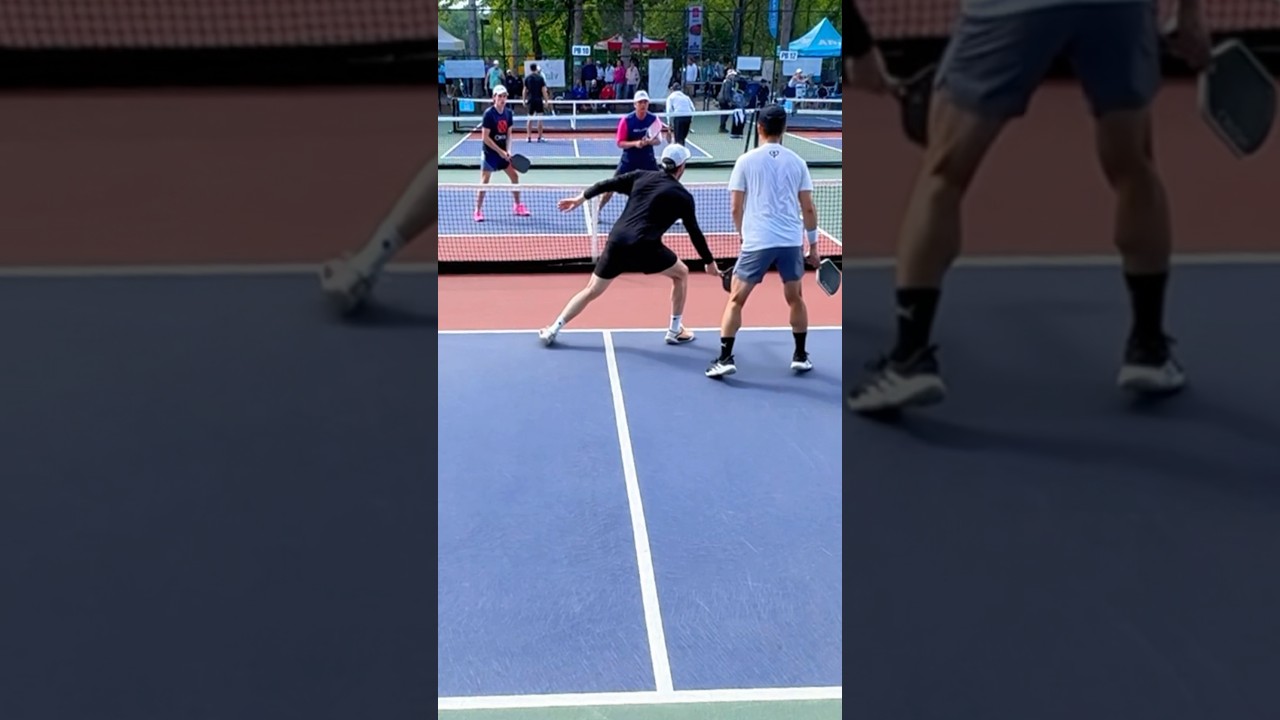 Pickleball Singles with a Backup