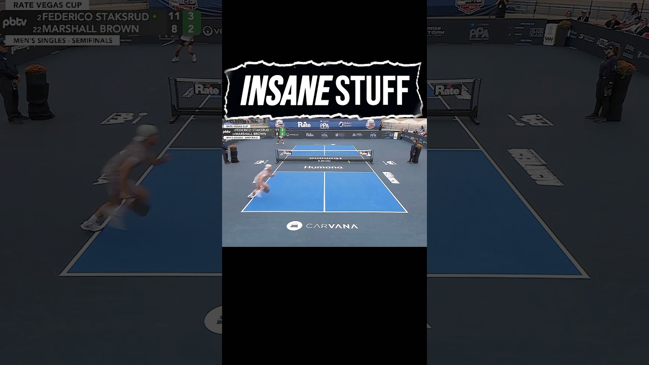 Insane pickleball stuff 🤯