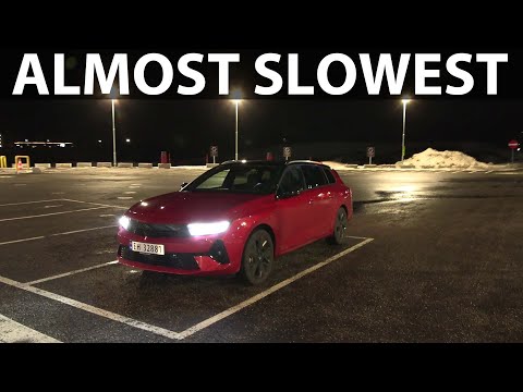 Opel Astra e-Tourer acceleration and noise test