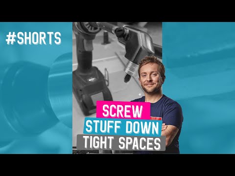 How to tighten a screw in a tight space #Shorts