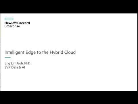 Intelligent Edge to Hybrid Cloud with Dr. Goh