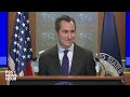 WATCH LIVE: State Department holds briefing as talks resume on meeting with Israeli officials  - 45:56 min - News - Video