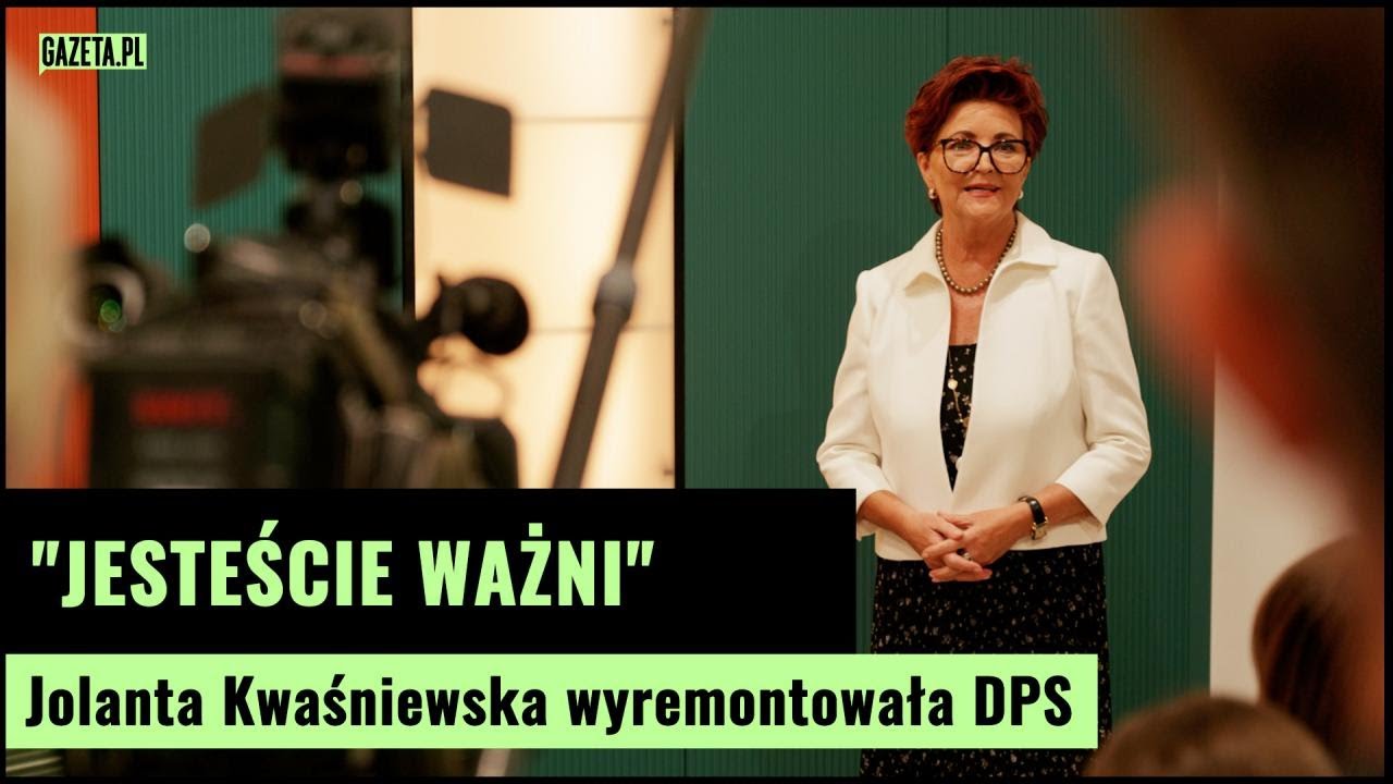 Jolanta Kwaśniewska zrobiła metamorfozę w DPS-ie | Gazeta.pl