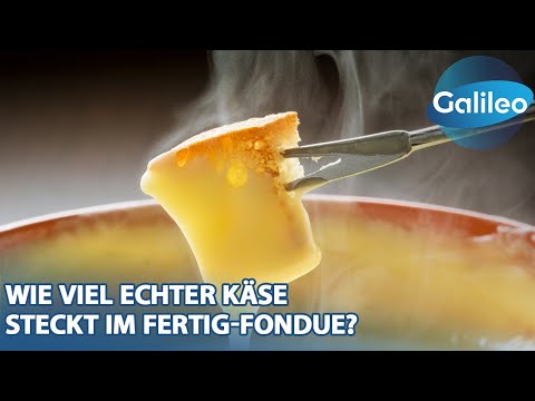 Wie viel echter Käse steckt im Fertig-Fondue und wie wird es so schön cremig?