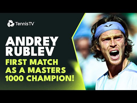 Andrey Rublev's First Match As Monte-Carlo Champion! | Banja Luka 2023 Highlights