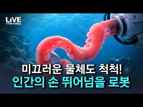 좁은 틈도, 미끄러운 물체도 척척! '문어 다리' 모방한 로봇 기술의 탄생! 봐도봐도 놀라운 '소프트 로봇'의 진화 [반복재생] / YTN 사이언스