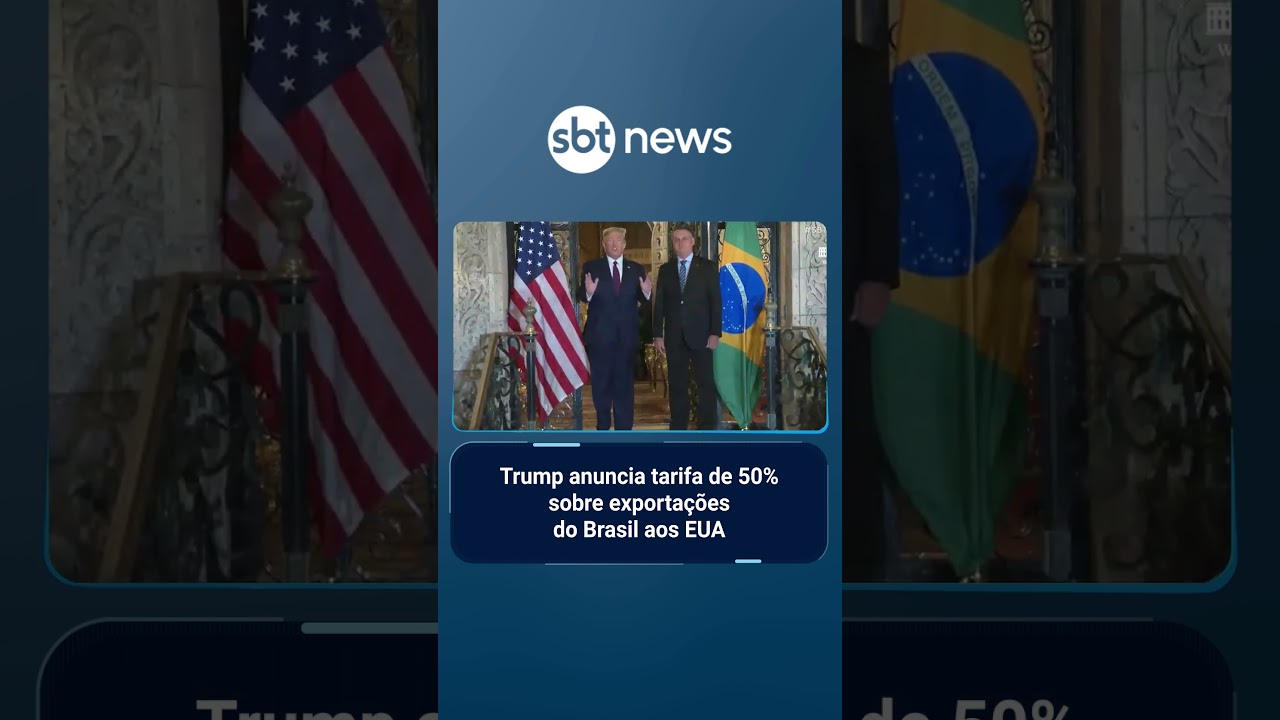 Trump anuncia tarifa de 50% sobre exportações do Brasil aos EUA