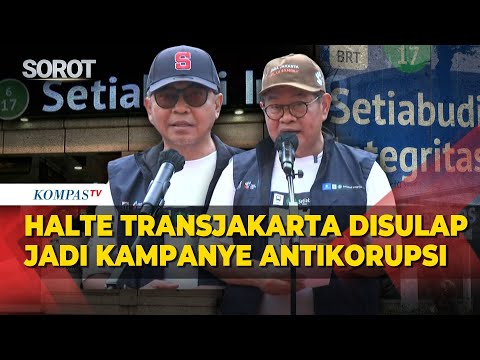 Pramono Gandeng KPK! Halte Transjakarta Disulap Jadi Kampanye Antikorupsi di Jakarta