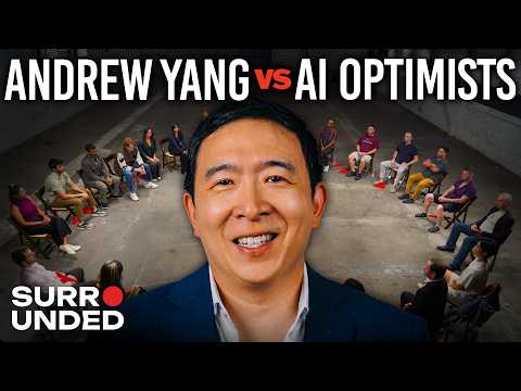 AI Realist vs 20 AI Optimists (ft. Andrew Yang) | Surrounded