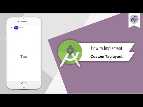 How to Implement Custom Tablayout in Android Studio | CustomTablayout | Android Coding