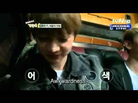 SHINee reaction when Key-Minho fight~