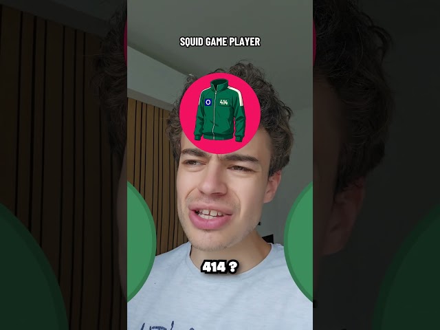 Quel joueur squid games je suis ? 🤔