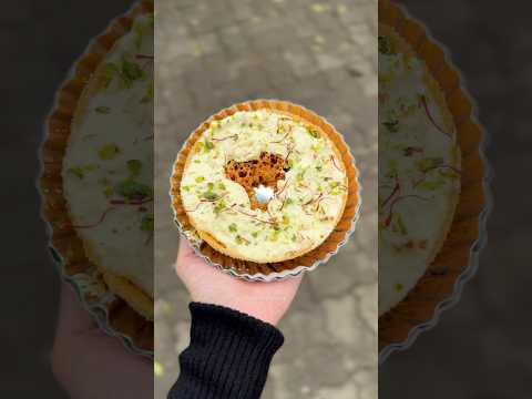 Pune's Famous Authentic Rajasthani Ghevar😍 #pune #viral #streetfood #youtubeshorts #shorts #ghevar