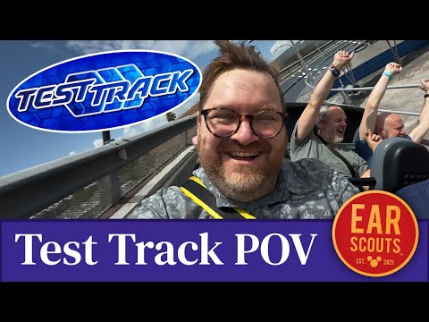 The All-New Test Track - Full Queue and POV Ride-Through