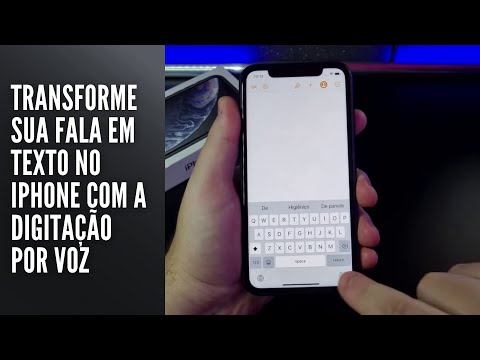 Transforme sua fala em texto no iPhone com a digitação por voz